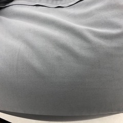 【ドリーム川西店御来店限定】☆ジモティー見たよ♪割引☆ 無印良品 無印良品 ビーズクッション グレー クリーニング済み 【99560000023698】の画像