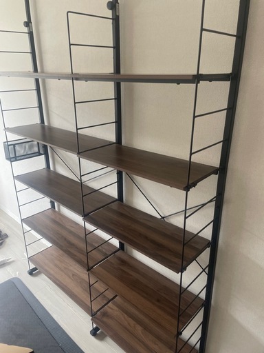 棚付きランドリーラック 棚