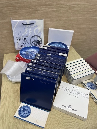 【お得まとめ売り!!】【お値下げ交渉可!!】ロイヤルコペンハーゲン クリスマスプレート 未使用 計28枚