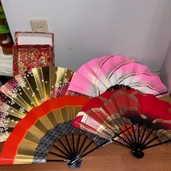 GYP1004 扇子　舞台用　踊り　舞　まとめ売り　14本 の画像