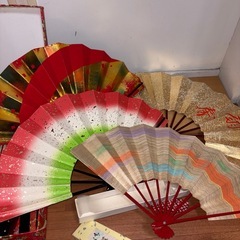 GYP1004 扇子　舞台用　踊り　舞　まとめ売り　14本 の画像