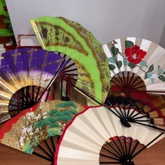 GYP1004 扇子　舞台用　踊り　舞　まとめ売り　14本 の画像
