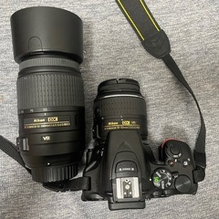 決まりました！一眼レフ　NikonD5500本体＋レンズ2点＋バッグ付き❗️の画像