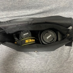 決まりました！一眼レフ　NikonD5500本体＋レンズ2点＋バッグ付き❗️の画像