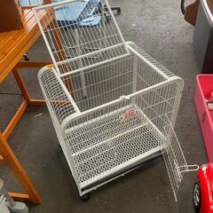 リサイクルショップどりーむ荒田店　No4878 ペットケージ　キャスター付き　便利♪の画像