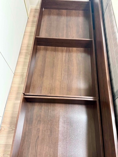 ベッド Bed クイーンサイズ　引き出し付き　おまけでマットレス付　IKEA