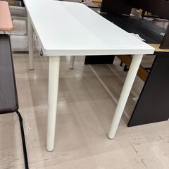 リユースのサカイ栃木店★ジモティ割あり★ NITORI テーブル 白 W120×D60×H75.5 クリーニング済み TC10937の画像