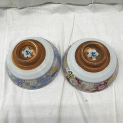 ☆ドリーム2号館☆花ちりめん　組飯碗　開封未使用品の画像