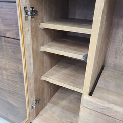 J1582　【リユースのサカイ柏店】　隈木工所　レンジ台　ジュレ　ブラウン　クリーニング済み　の画像