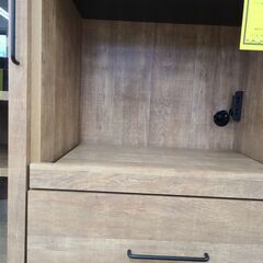 J1582　【リユースのサカイ柏店】　隈木工所　レンジ台　ジュレ　ブラウン　クリーニング済み　の画像