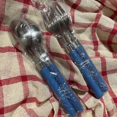 未使用/スプーン＆フォーク2セットの画像