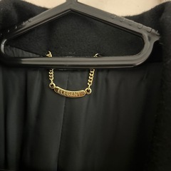 カシミヤ100%の黒のコート♡の画像