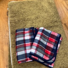 至急！ラグ&おまけブランケット2枚