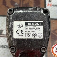 【中古】レックス REX1202T インパクトレンチ 本体のみ【ハンズクラフト佐賀】の画像