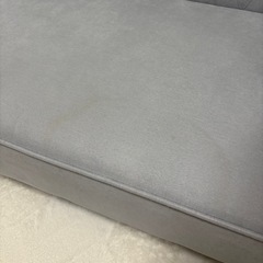 ソファー　値下げしました＊幅135cmオットマン付き2人掛けの画像