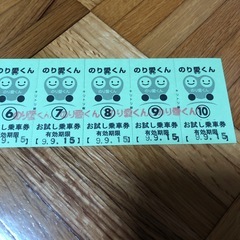 のり愛くん　筑西市　乗車券10枚の画像
