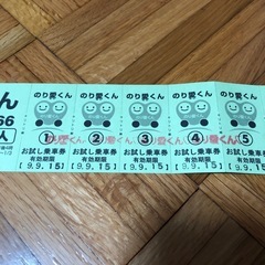 のり愛くん　筑西市　乗車券10枚の画像