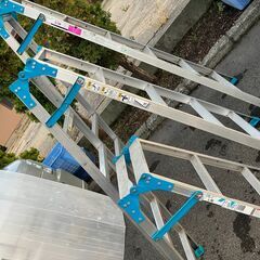 アルミ製　脚立　3台セット　中古品の画像