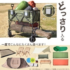 ほぼ新品　キャリーワゴン　2段式キャリーワゴンの画像