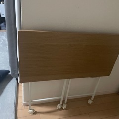 ニトリ　折りたたみデスクの画像