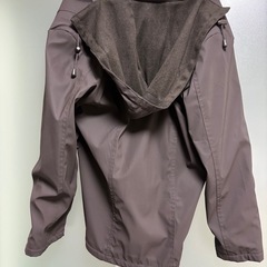 ダークブラウン　防水カジュアルコート　Lサイズの画像