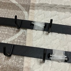 DCM アイアンバー3点セット（大1・中2／フック付き）ネジ付き　阜市の画像