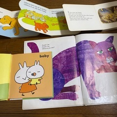 英語絵本3冊＋おまけ2冊の画像