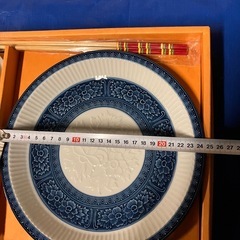 備前焼　大中小皿セットの画像