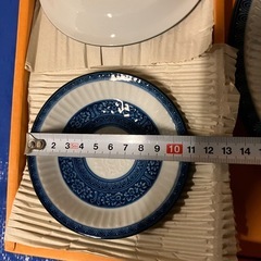 備前焼　大中小皿セットの画像