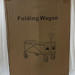 【新品未使用】
キャリーワゴン　ブラウンの画像