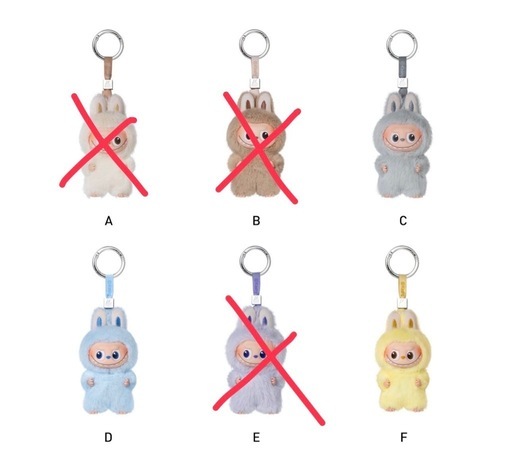 ラブブ PIN FOR LOVE イニシャル アルファベット アソート