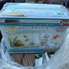 金魚　水槽セット　10L 砂付きの画像