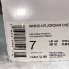NIKE スニーカー　airjordan1の画像