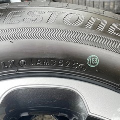 新車外し シエンタ純正ホイールタイヤセットの画像