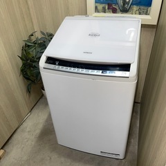 💥激安💥❗️配送•設置🉑❗️♻️処分撤去♻️ 8KG/4.5KG HITACHI 洗濯乾燥機　BW-DV80B 2017年　の画像