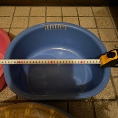 35センチ程度の洗面器2つ　洗の画像
