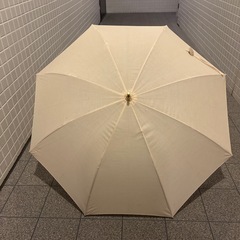 バンブー持ち手の日傘 雨天兼用の画像
