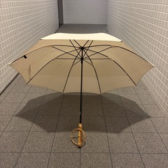バンブー持ち手の日傘 雨天兼用の画像