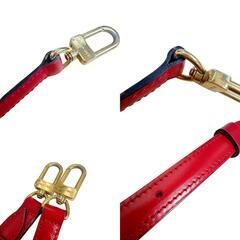 ルイヴィトン  ショルダーストラップ レッド  LOUIS VUITTON エピ用バッグアクセサリー 可変式の画像