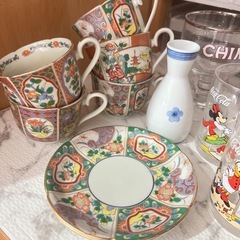 ティーカップ＆ソーサー グラス類 まとめてお譲りの画像