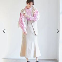 VIS パールボタンバンドカラーシャツ  の画像