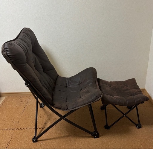 ニトリ バタフライチェア ハイバック、、オットマン