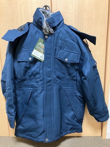 【新品未使用】防寒コート（フード付）Ｌサイズ　作業服