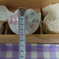 新品木箱入り【①翆泉／万葉草花小付揃え×５】の画像