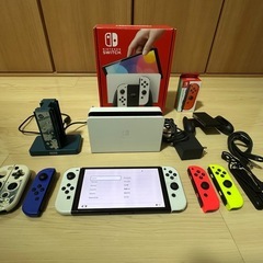 Nintendo Switch の有機ELモデル ホワイトの画像