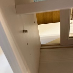 ☆天然木 調味料 ラック カウンター上　スパイスラック 白 ホワイトの画像