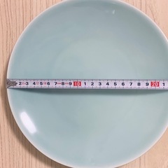 無印良品　青白磁　丸皿　プレート　23cm×1 /  15cm×2
の画像