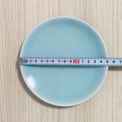 無印良品　青白磁　丸皿　プレート　23cm×1 /  15cm×2
の画像