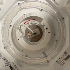 エルソニック LEDシーリングライト【3800lm/～8畳/リモコン付属】 ED-C8DX の画像