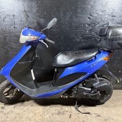 ★支払総額2.4万円★激安バイク続々入荷中！ なんでも買い取ります！ スズキ アドレスV50 青 CA44A 人気のV50！ 4ストインジェクション！ 集中キー！ リアボックス付き！　の画像
